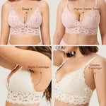 Women's More Coverage Lace Nursing Bralette Gentle Rose