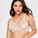 Women's Beauty Lace Bra Beige