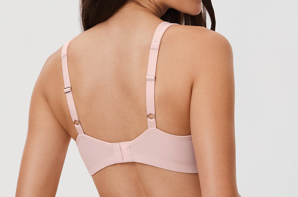 Women's Underwire Minimizer Bra Gentle Rose