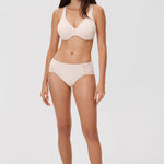 Women's Underwire Minimizer Bra Rose White