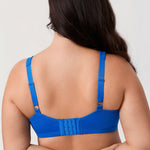 Women's Underwire Minimizer Bra Sparkle Blue