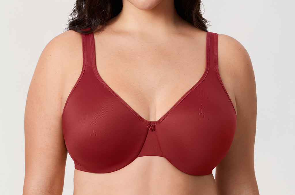Women's Underwire Minimizer Bra Red Revelry