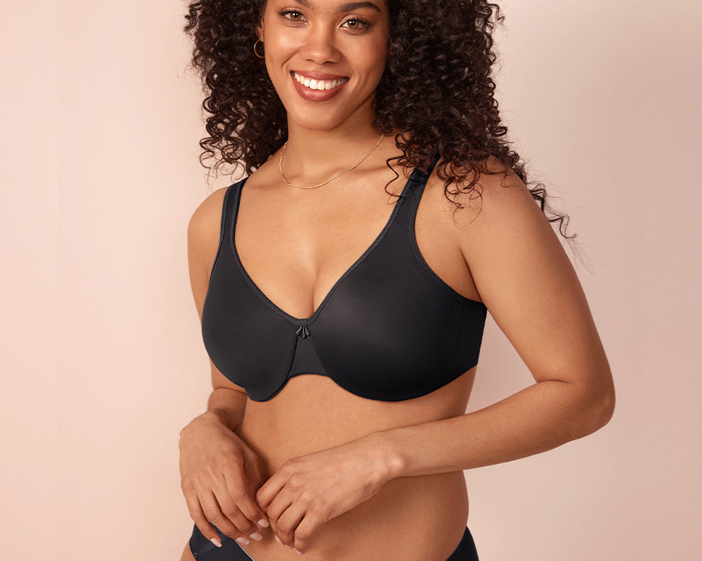 Women's Underwire Minimizer Bra Black
