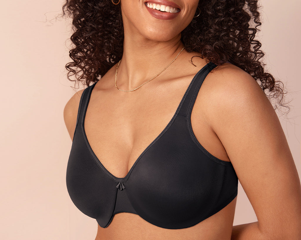 Women's Underwire Minimizer Bra Black