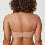 Women's Underwire Strapless Bra Warm Beige