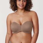Women's Underwire Strapless Bra Apricot Pink