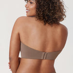 Women's Underwire Strapless Bra Apricot Pink