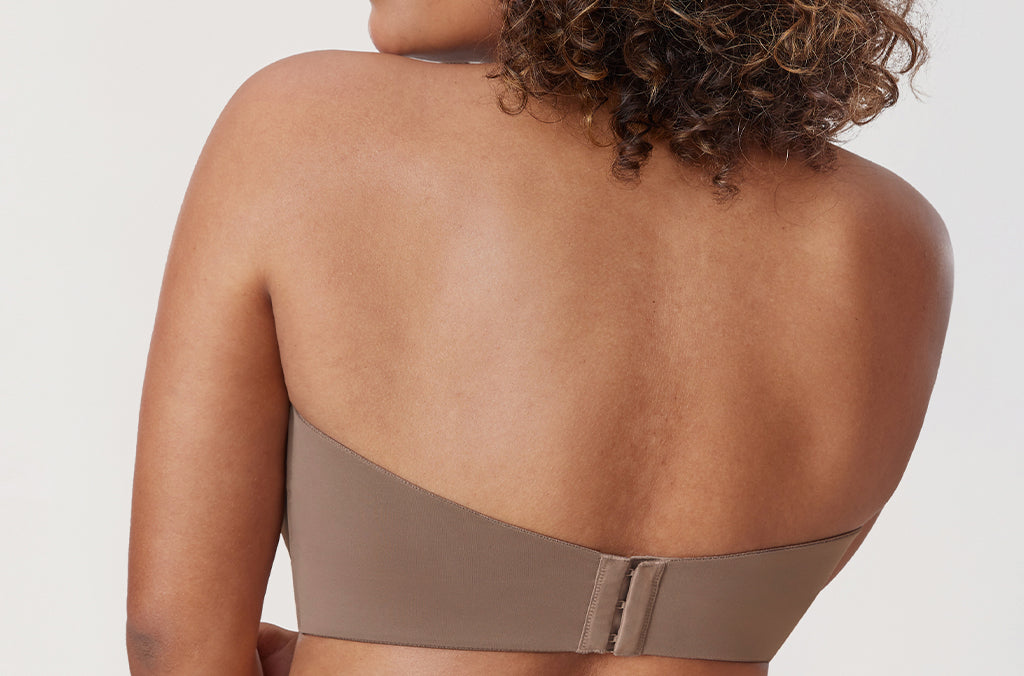 Women's Underwire Strapless Bra Apricot Pink