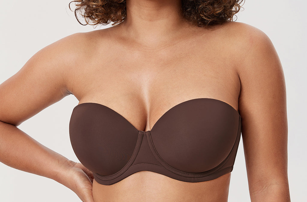 Women's Classic Strapless Bra Hazelnut