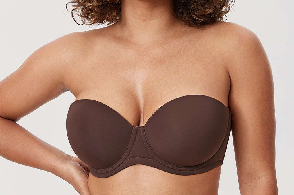 Women's Classic Strapless Bra Hazelnut