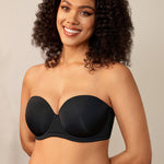 Women's Classic Strapless Bra Black