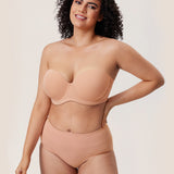 Women's Classic Strapless Bra Blush Beige