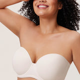 Women's Classic Strapless Bra Coconut White