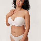 Women's Classic Strapless Bra Coconut White