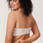 Women's Classic Strapless Bra Coconut White