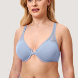 DELIMIRA Women's Front Closure Unlined Bra Sargasso