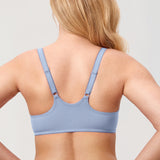 DELIMIRA Women's Front Closure Unlined Bra Moonlight Blue