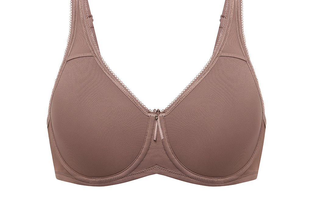 Women's Full Cup Contour Bra Brown Purple