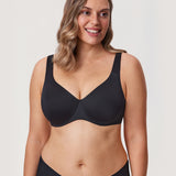 Women's Unlined Minimizer Bra Black