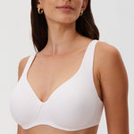 Women's Unlined Minimizer Bra Coconut White
