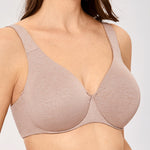 Women's Unlined Minimizer Bra Cameo Heather