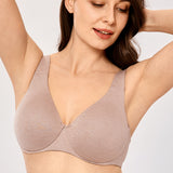 Women's Unlined Minimizer Bra Light Oatmeal