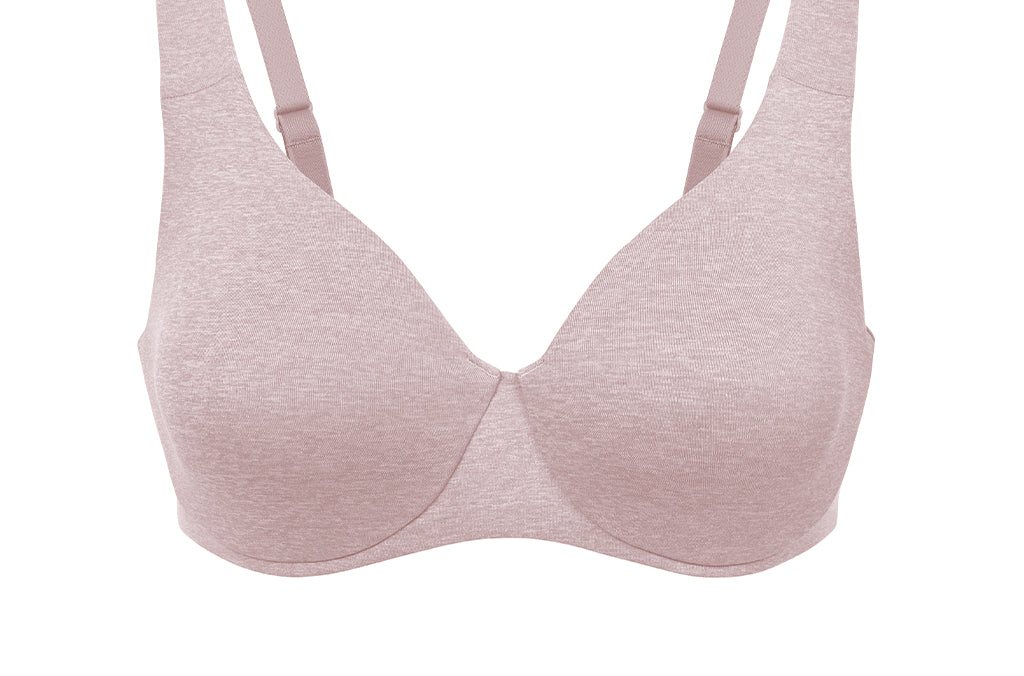 Women's Unlined Minimizer Bra Cameo Heather