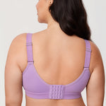Women's Full Coverage Wireless Unlined Bra Rose Purple