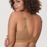 Women's Full Coverage Wireless Unlined Bra Gravel Beige