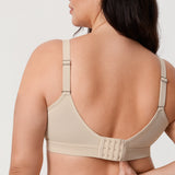 Women's Full Coverage Wireless Unlined Bra Gravel Beige