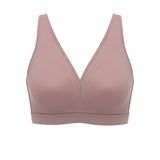 Women's Full Coverage Wireless Unlined Bra Gravel Beige