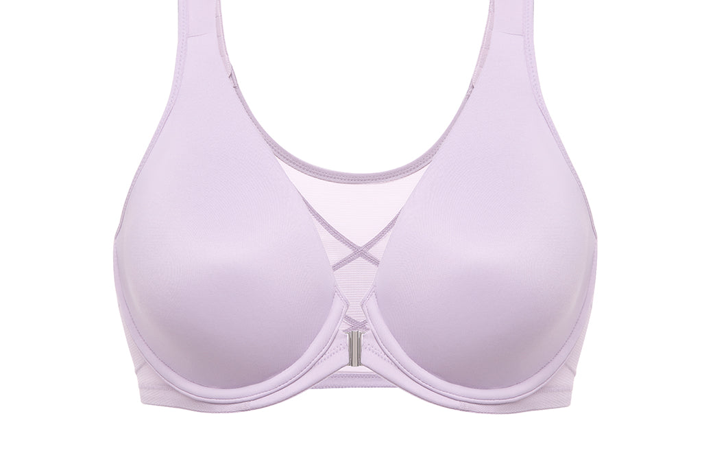 Women's Plunge Back Posture Bra Beige