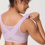 Women's Plunge Back Posture Bra Orchid Hush