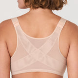 Women's Plunge Back Posture Bra Beige