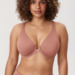 Women's Plunge Back Posture Bra Black