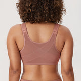 Women's Plunge Back Posture Bra Black