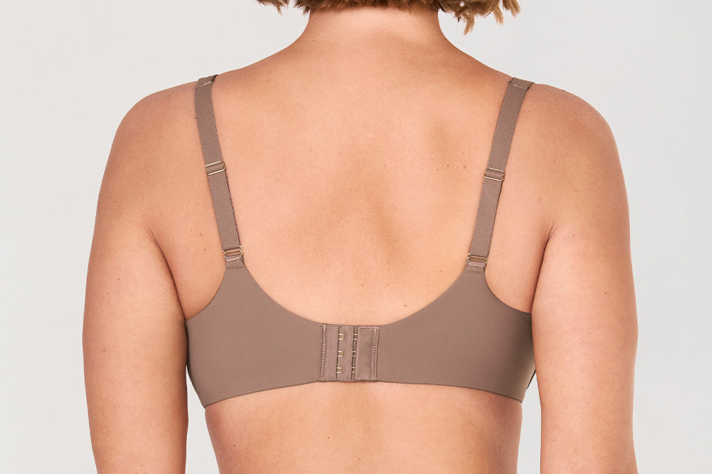 Women's Unlined Balconette Bra Brown Purple