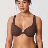 Women's Silky Smooth Front Closure Bra Beige