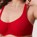 Women's Supportive Full Coverage Bra Glaze Purple