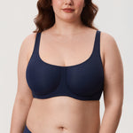 Women's Supportive Full Coverage Bra Glaze Purple
