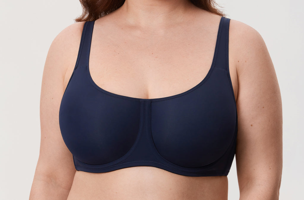 Women's Supportive Full Coverage Bra Glaze Purple