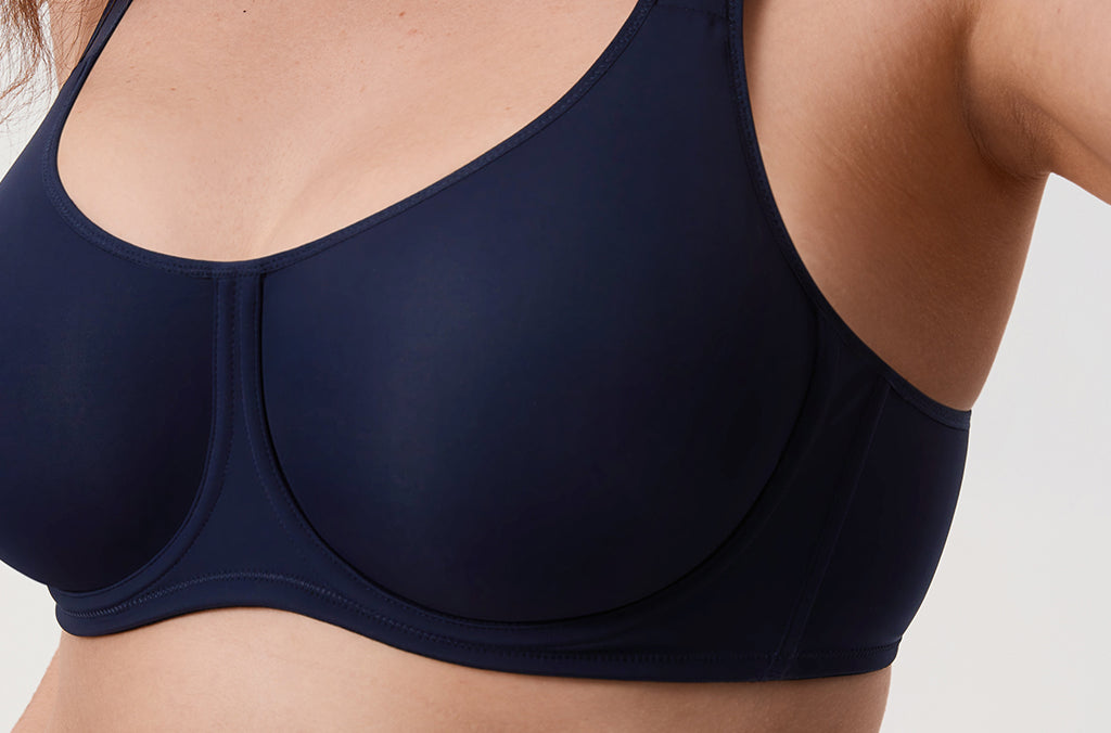 Women's Supportive Full Coverage Bra Glaze Purple