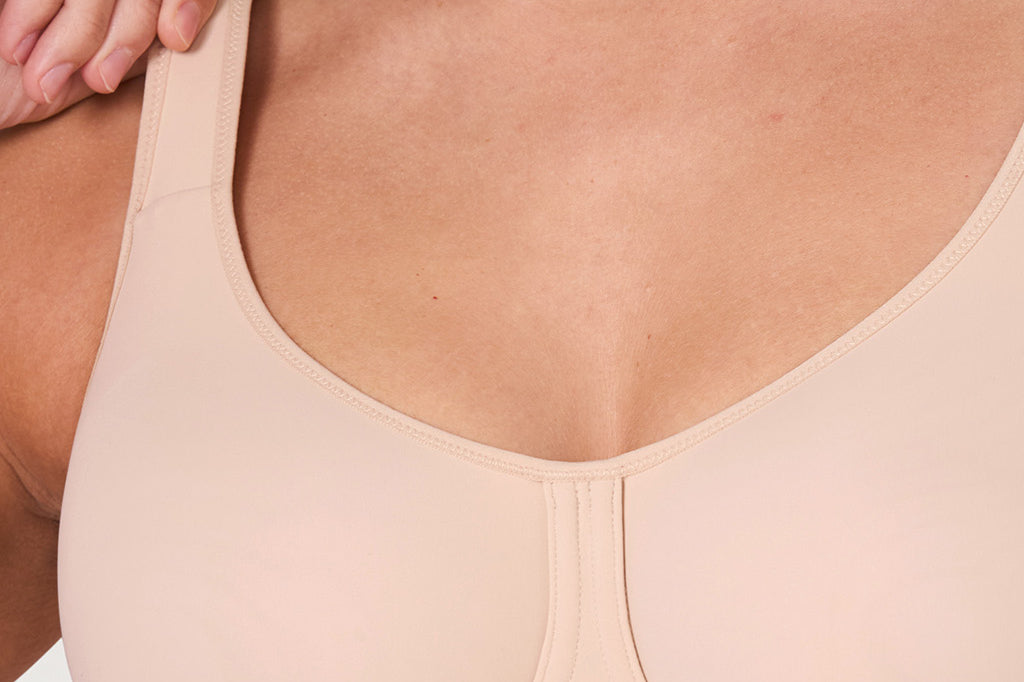 Women's Supportive Full Coverage Bra Beige