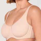 Women's Supportive Full Coverage Bra Beige