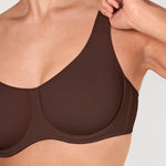 Women's Supportive Full Coverage Bra Hazelnut