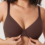 Women's Everyday Plunge Underwire Bra Hazelnut