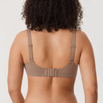 Women's Everyday Plunge Underwire Bra Brown Purple