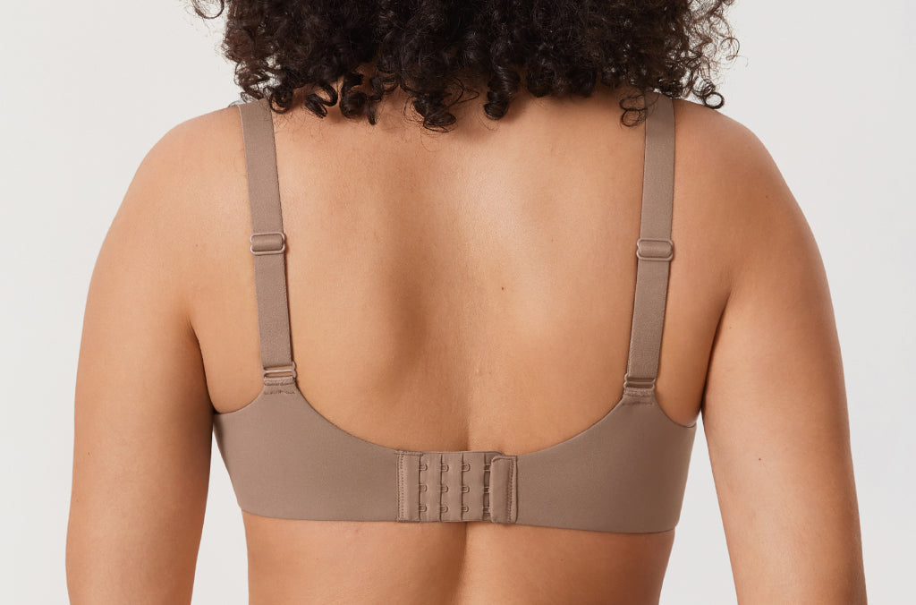 Women's Everyday Plunge Underwire Bra Brown Purple