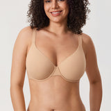 Women's Everyday Plunge Underwire Bra Warm Beige