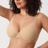 Women's Everyday Plunge Underwire Bra Warm Beige